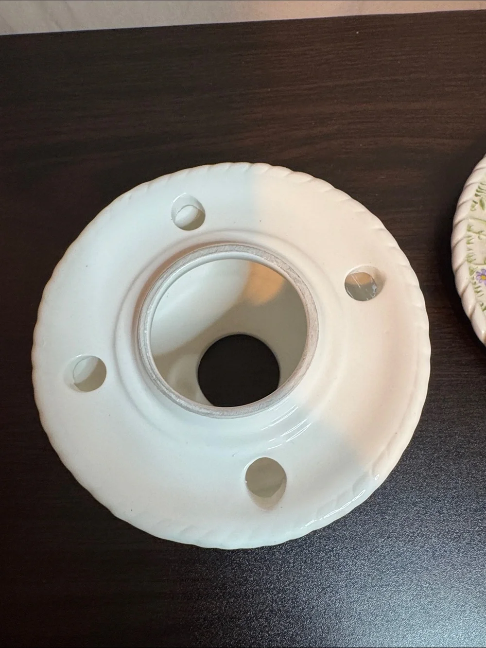 Decorative Floral Ceramic candle set